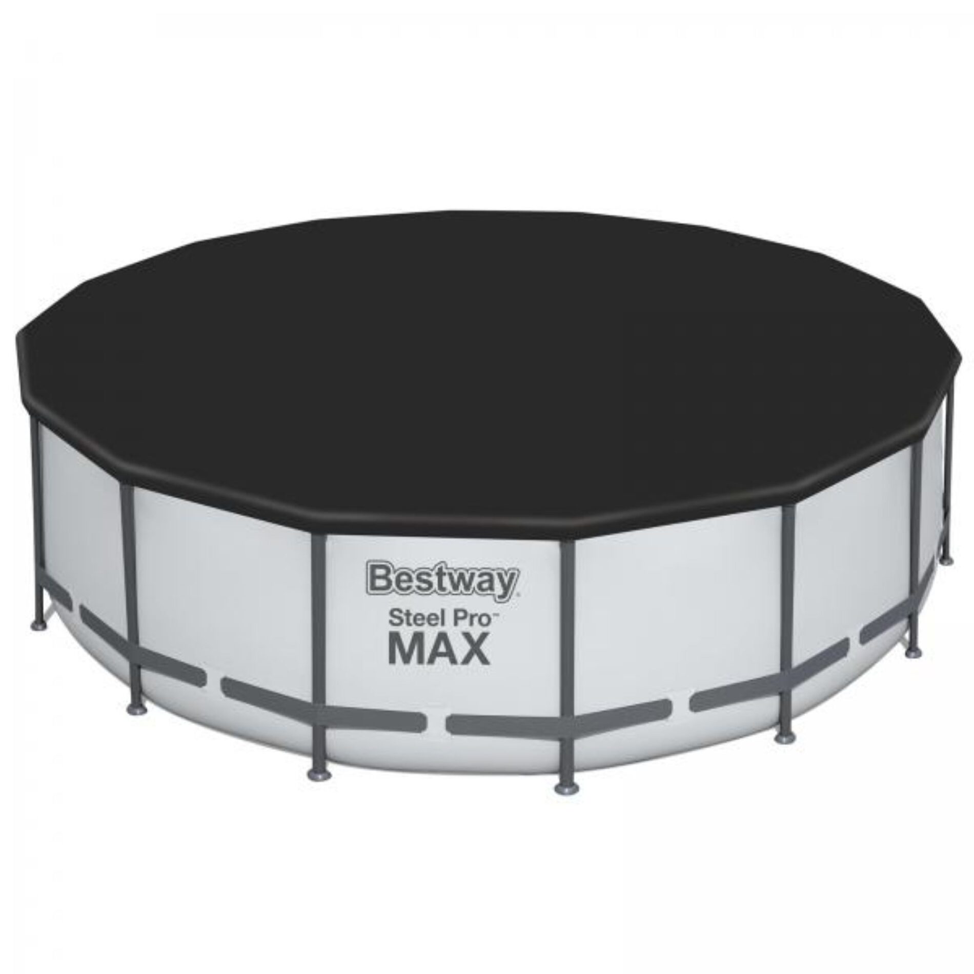 Bestway Swimming Pool 4.88m x 1.22m Steel Pro MAX with 1500gal Cartridge Filter Pump - 5613A - Image 4