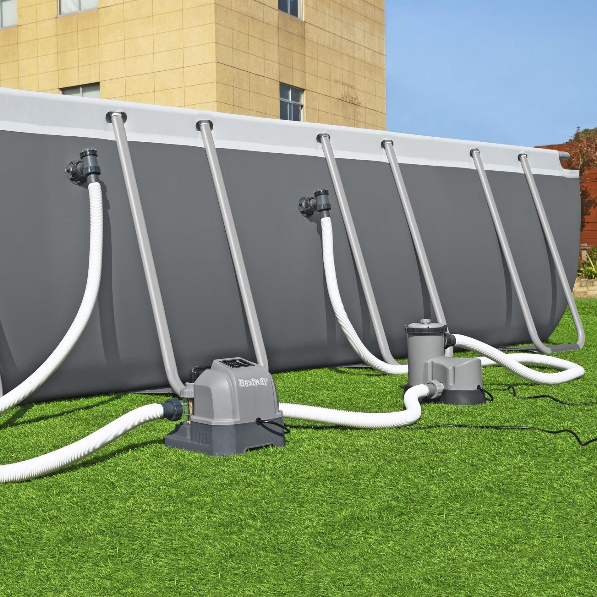 Bestway Hydrogenic Saltwater Chlorinator 6g/h Salt Water Self Cleaning Chlorine Generator for Above Ground Swimming Pools - Image 3