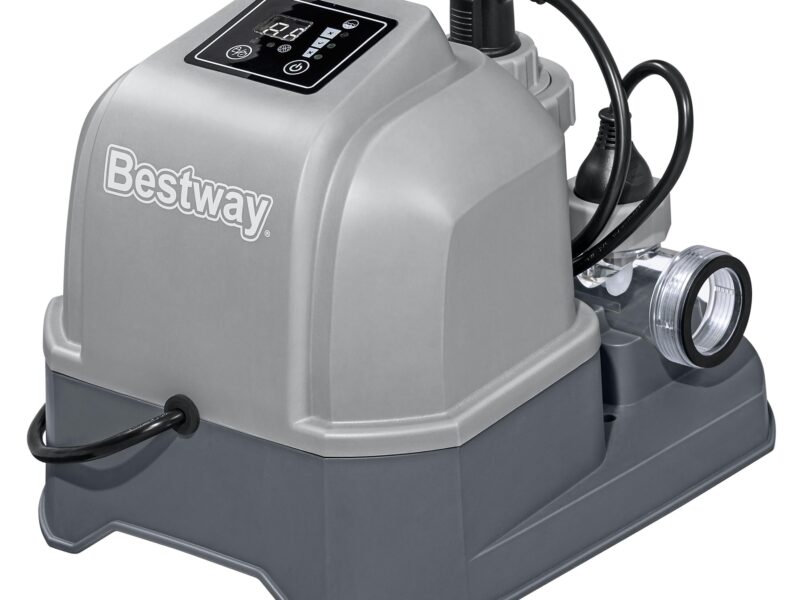 Bestway Hydrogenic Saltwater Chlorinator 6g/h Salt Water Self Cleaning Chlorine Generator for Above Ground Swimming Pools