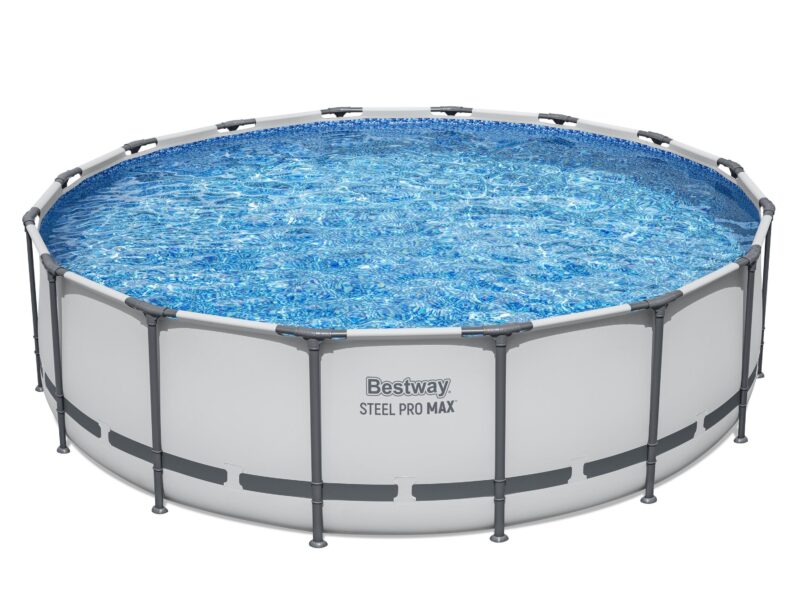 Bestway Swimming Pool 4.88m x 1.22m Steel Pro MAX with 1500gal Cartridge Filter Pump - 5613A