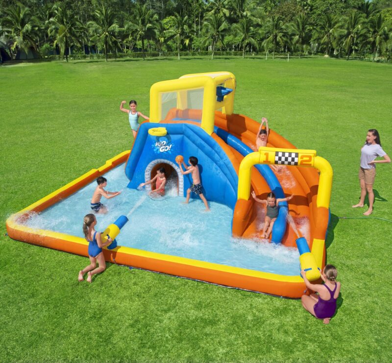 Bestway 551x502x265cm Super Speedway Mega Water Park - Image 2