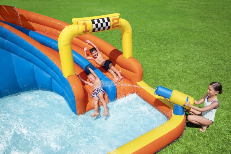 Bestway 551x502x265cm Super Speedway Mega Water Park - Image 3