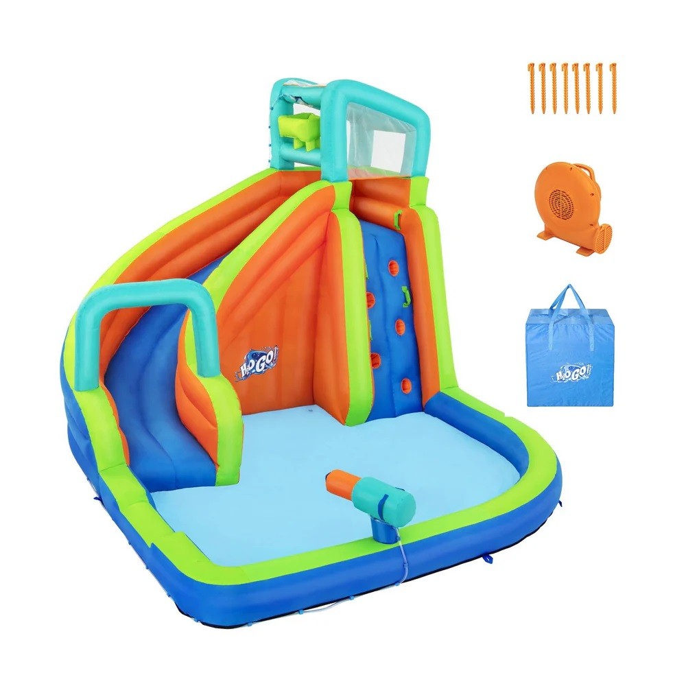 Bestway 3.65m x 3.20m x 2.70m Turbo Splash Mega Water Park Inflatable Bounce House - Image 7
